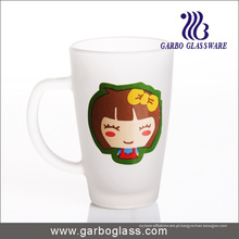 12 oz impressão caneca de vidro fosco (GB094212-DR-112)